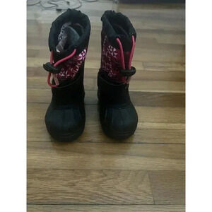 ColumbiaToddler Girls Powderbug PlusII Print Waterproof Winter Snow Boots Size 7